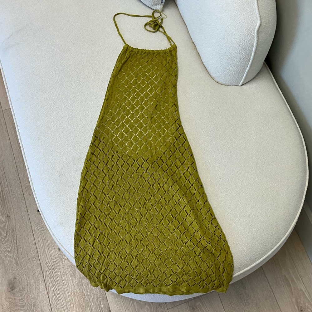 Green summer cover up